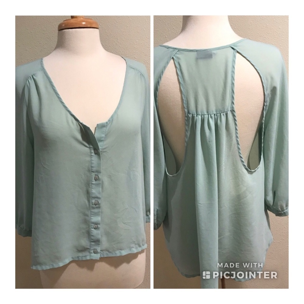 Sparkles do Fade hi low top sz Large aqua